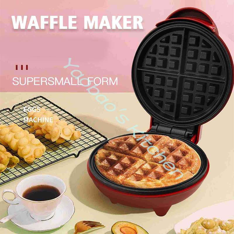Mini Electric Portable Grill W - огляд і ціна Mini Waffle Maker Machine