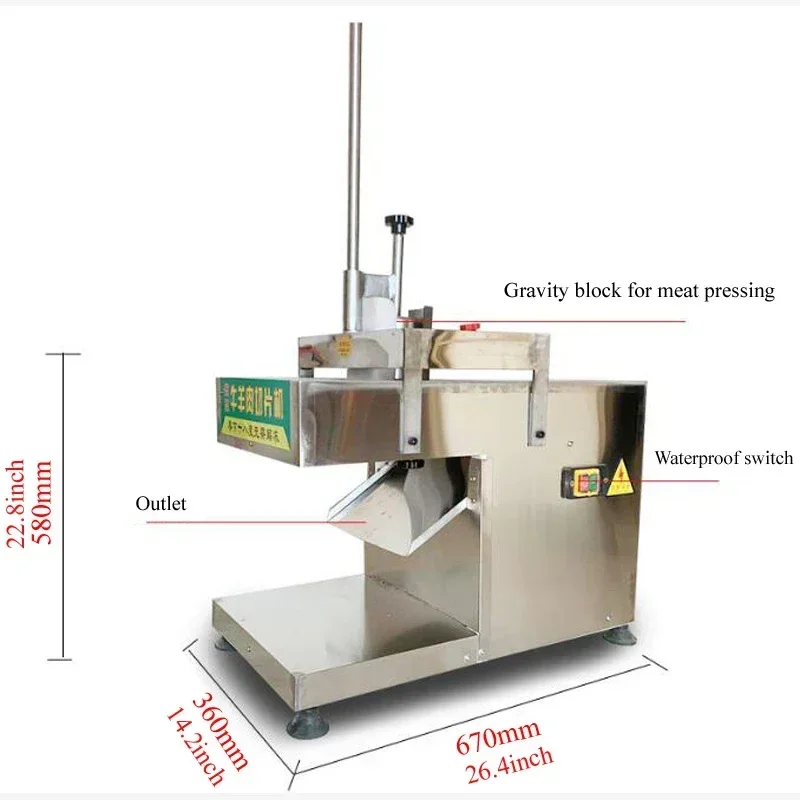 Excellent Top QualityElectric  - огляд і ціна Automatic Meat Slicer Home