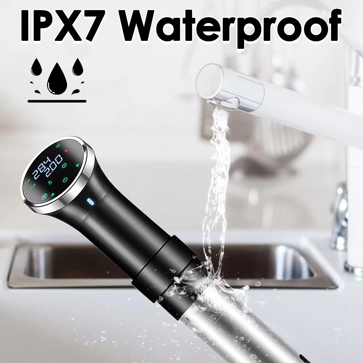 Sous Vide Cooker 1100W Immersi - огляд і ціна Digital Sous Vide Precision Cooker