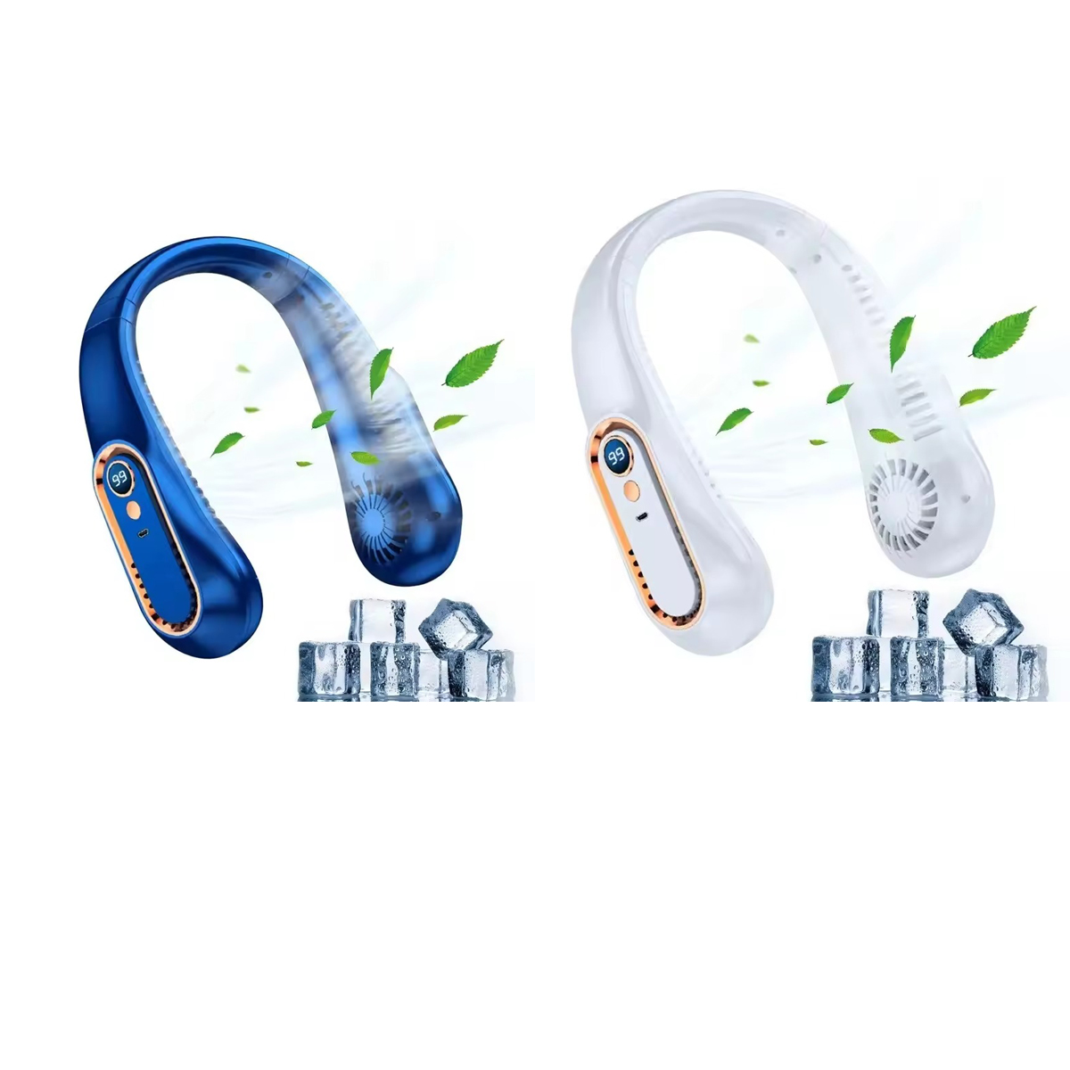 Hanging Neck Fan Digital Displ - огляд і ціна Portable Blender Usb Rechargeable