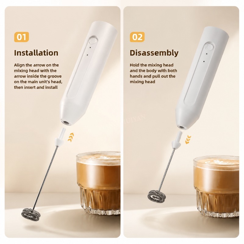 MINI Milk Frother USB Recharge - огляд і ціна Portable Blender Usb Rechargeable