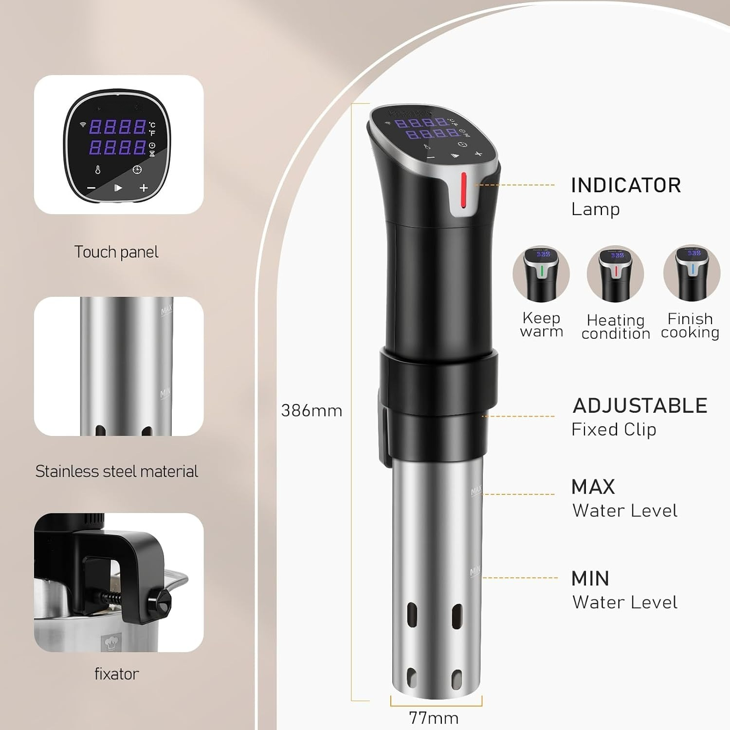 1100W App Controlled Precision - огляд і ціна Digital Sous Vide Precision Cooker