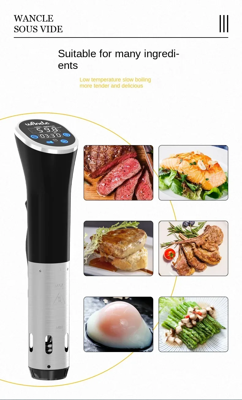 220V Sous Vide Cooker by Wancl - огляд і ціна Digital Sous Vide Precision Cooker